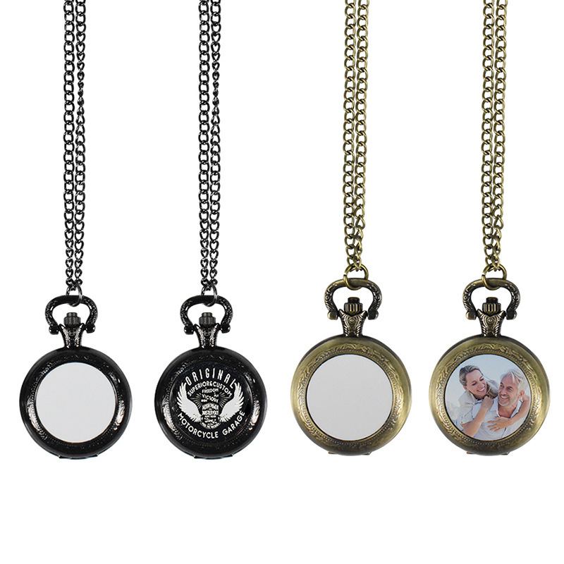 Vintage Collectible Item - Custom Vintage Metal Pocket Watch Pendant