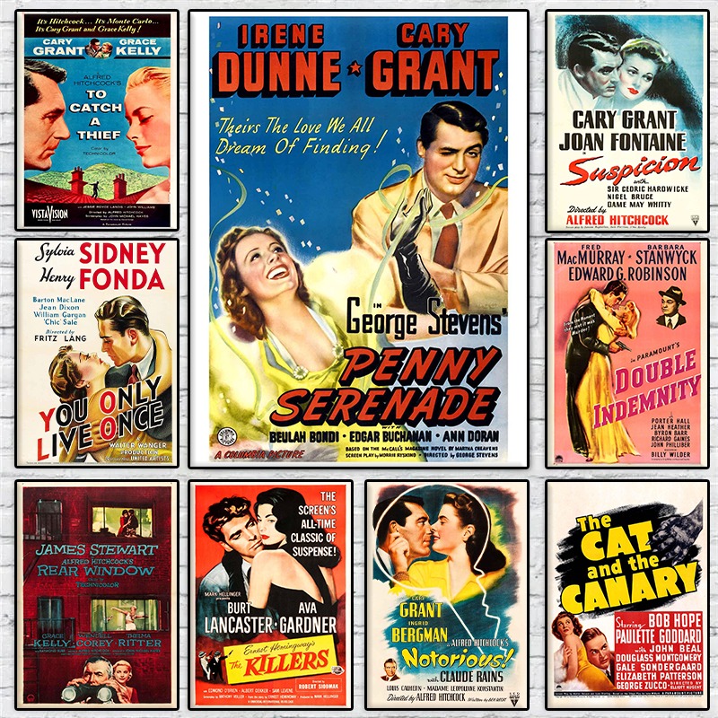 Vintage Collectible Posters - Vintage American Classic Love Movie Collection