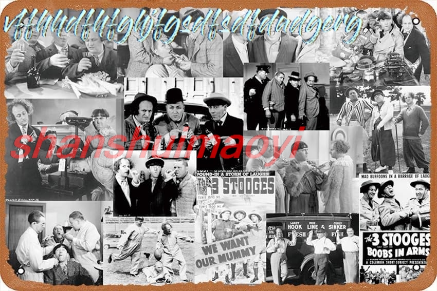 Vintage Collectible Posters - The Three Stooges Collection Metal Tin