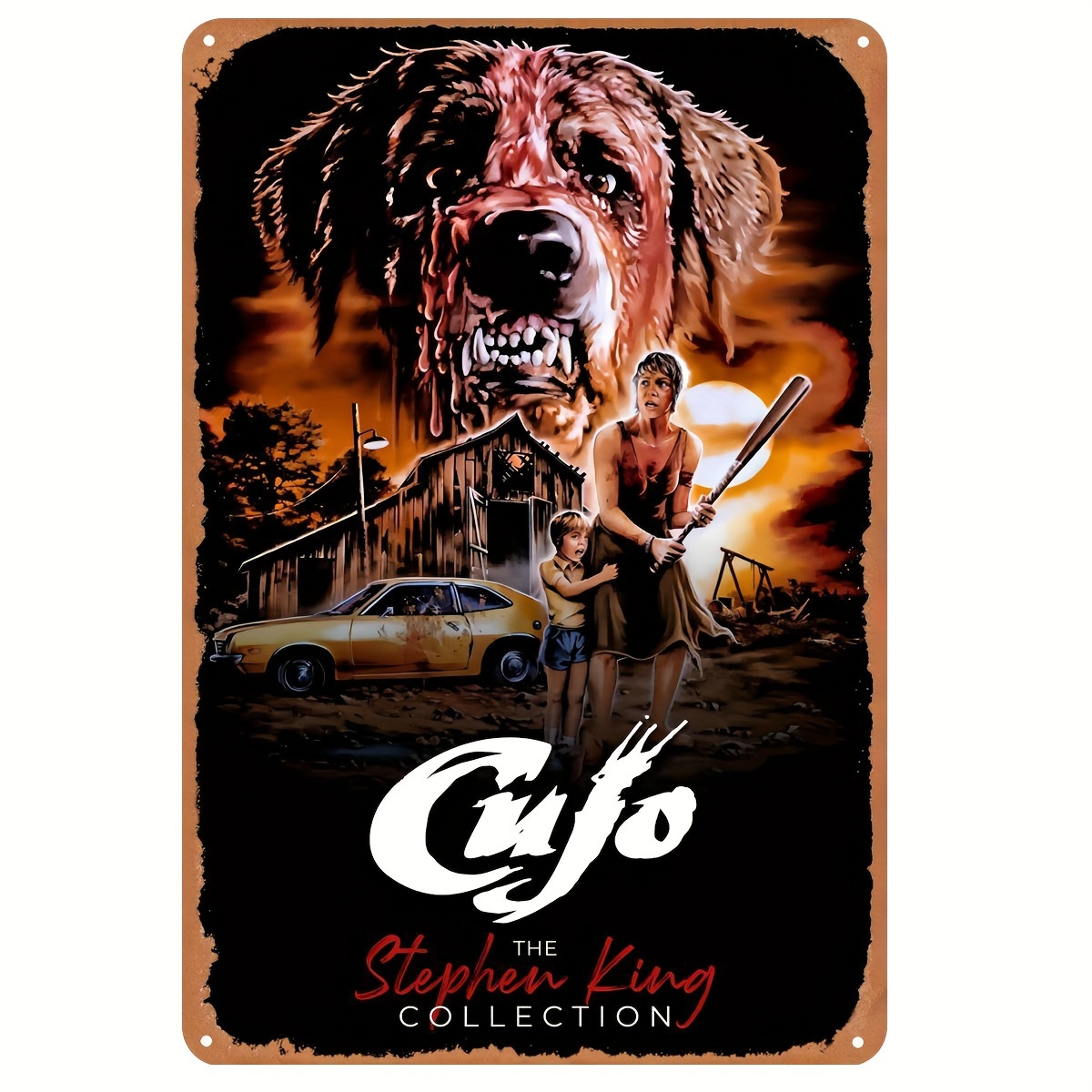 Cujo (1983) Vintage Metal Tin  - Vintage Collectible Posters 评论和价格
