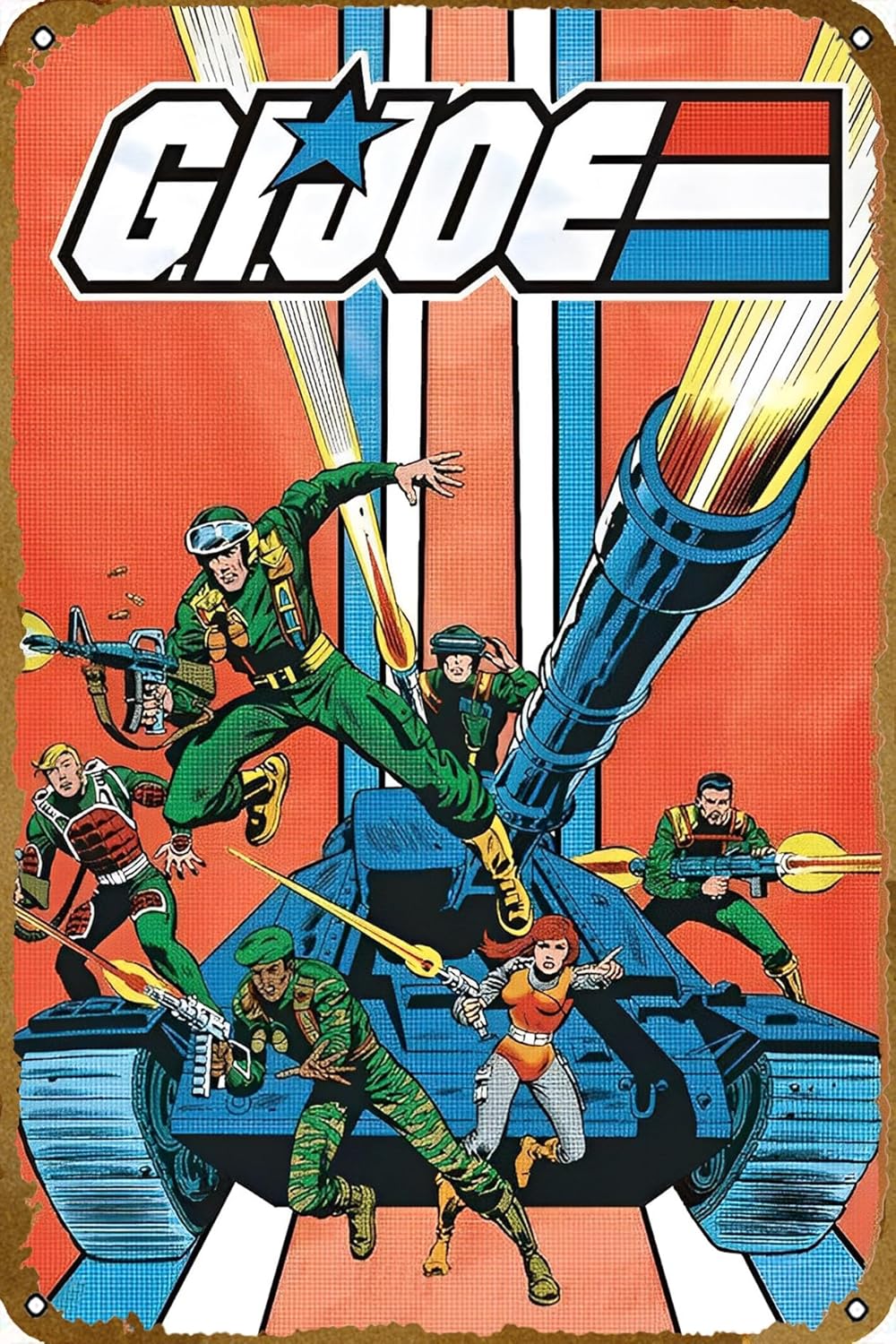 Gi Joe – Tank – Poster Vintage - Vintage Collectible Posters 评论和价格