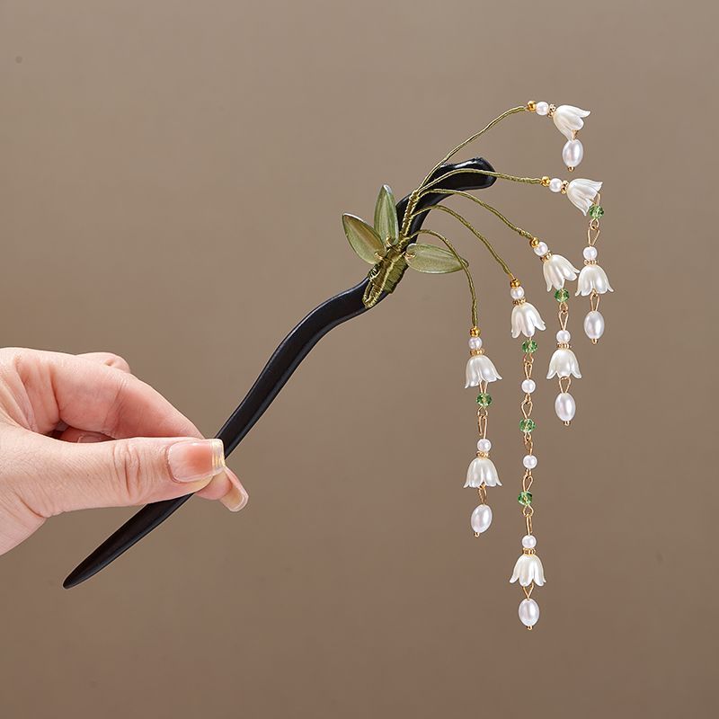 Wooden Flower Hairpin Vintage  - Vintage Collectible Item 评论和价格
