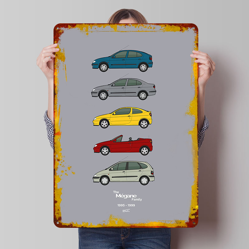 Sports Car Megane Collection 1 - Vintage Collectible Posters 评论和价格